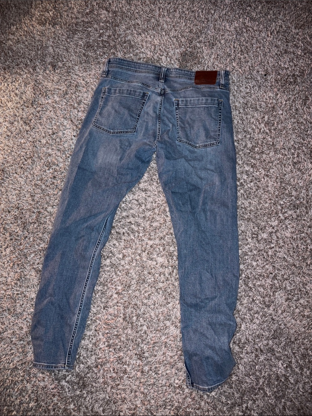 Revtown Men's Blue Denim Slim Straight Jeans